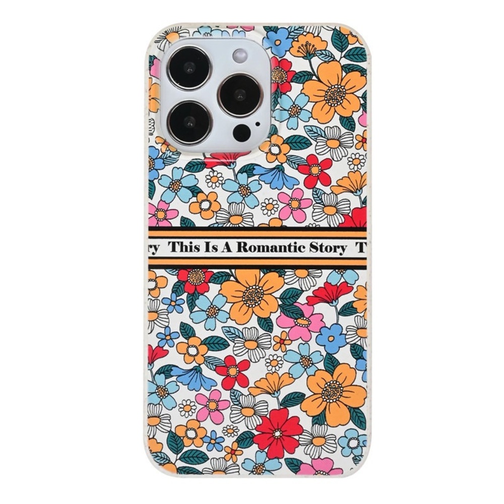 Case cute flowers 14 case iphone